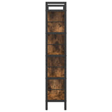 Libreria Rovere fumé 75 x 30 x 156 cm Legno truciolato