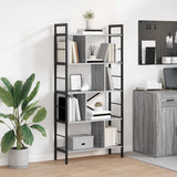 Libreria Grigio Sonoma 75 x 30 x 156 cm Legno truciolato