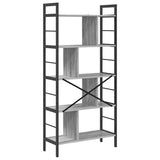 Libreria Grigio Sonoma 75 x 30 x 156 cm Legno truciolato