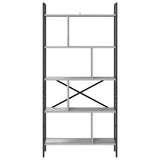 Libreria Grigio Sonoma 75 x 30 x 156 cm Legno truciolato