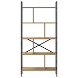 Libreria 9 livelli 75 x 30 x 156 cm Legno truciolato