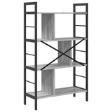 Libreria Grigio Sonoma 75 x 30 x 123,5 cm Legno truciolato