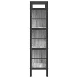 Libreria Grigio Sonoma 75 x 30 x 123,5 cm Legno truciolato