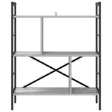 Libreria Grigio Sonoma 75 x 30 x 91 cm Legno truciolato