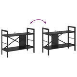 Libreria Rovere Nero 75 x 30 x 58,5 cm Legno truciolato