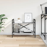 Libreria Grigio Sonoma 75 x 30 x 58,5 cm Legno truciolato