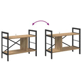 Libreria 3 livelli 75 x 30 x 58,5 cm Legno truciolato