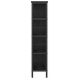 Libreria Rovere Nero 82 x 32 x 144,5 cm Legno truciolato