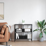 Libreria Rovere Nero 82 x 32 x 79 cm Legno truciolato