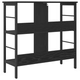 Libreria Rovere Nero 82 x 32 x 79 cm Legno truciolato