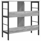 Libreria Grigio Sonoma 82 x 32 x 79 cm Legno truciolato
