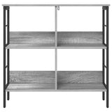 Libreria Grigio Sonoma 82 x 32 x 79 cm Legno truciolato