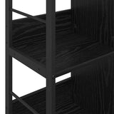 Libreria Rovere Nero 102 x 32 x 104,5 cm Legno truciolato