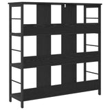 Libreria Rovere Nero 102 x 32 x 104,5 cm Legno truciolato