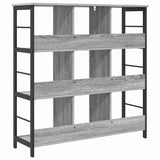 Libreria Grigio Sonoma 102 x 32 x 104,5 cm Legno truciolato