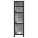 Libreria Grigio Sonoma 102 x 32 x 104,5 cm Legno truciolato