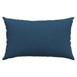Cuscini da Divano 2 pcs Blu 50 x 30 cm Tessuto