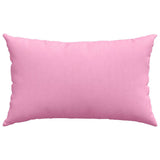 Cuscini da Divano 2 pcs Rosa 50 x 30 cm Tessuto