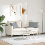 Cuscini da Divano 2 pcs Grigio chiaro 60 x 40 cm Tessuto