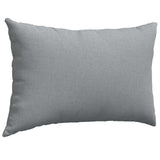 Cuscini da Divano 2 pcs Grigio chiaro 60 x 40 cm Tessuto