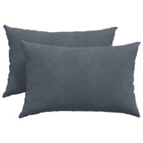 Cuscini da Divano 2 pcs Grigio scuro 60 x 40 cm