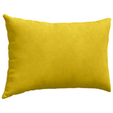 Cuscini da Divano 2 pcs Giallo 60 x 40 cm Tessuto in Cords