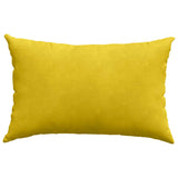 Cuscini da Divano 2 pcs Giallo 60 x 40 cm Tessuto in Cords
