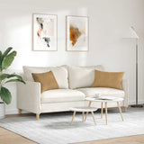 Cuscini da Divano 2 pcs Marrone 60 x 40 cm Tessuto in Cords