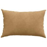 Cuscini da Divano 2 pcs Marrone 60 x 40 cm Tessuto in Cords