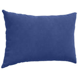 Cuscini da Divano 2 pcs Blu Polizia 60 x 40 cm Tessuto in Cords