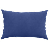 Cuscini da Divano 2 pcs Blu Polizia 60 x 40 cm Tessuto in Cords