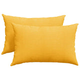 Cuscini da Divano 2 pcs Giallo Chiaro 60 x 40 cm