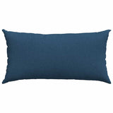 Cuscini da Divano 2 pcs Blu 80 x 40 cm Tessuto