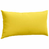 Cuscini da Divano 2 pcs Giallo Chiaro 80 x 40 cm Tessuto