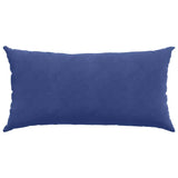 Cuscini da Divano 2 pcs Blu Polizia 80 x 40 cm Tessuto in Cords