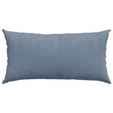 Cuscini da Divano 2 pcs Blu 80 x 40 cm Tessuto in Cords