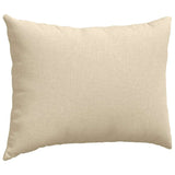 Cuscini da Divano 2 pcs Crema 70 x 50 cm Tessuto