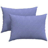 Cuscini da Divano 2 pcs Blu 70 x 50 cm Tessuto