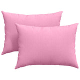 Cuscini da Divano 2 pcs Rosa 70 x 50 cm Tessuto