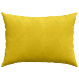 Cuscini da Divano 2 pcs Giallo 70 x 50 cm Tessuto in Cords