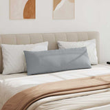 Cuscini da Divano 2 pcs Grigio chiaro 120 x 40 cm Tessuto