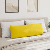 Cuscini da Divano 2 pcs Giallo Chiaro 120 x 40 cm Tessuto