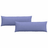 Cuscini da Divano 2 pcs Blu 120 x 40 cm Tessuto
