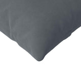 Cuscini da Divano 2 pcs Grigio scuro 120 x 40 cm