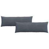 Cuscini da Divano 2 pcs Grigio scuro 120 x 40 cm