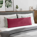 Cuscini da Divano 2 pcs Rosso Vino 120 x 40 cm Tessuto in Cords