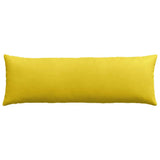 Cuscini da Divano 2 pcs Giallo 120 x 40 cm Tessuto in Cords