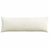 Cuscini da Divano 2 pcs Crema 120 x 40 cm Tessuto in Cords