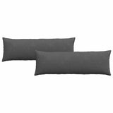 Cuscini da Divano 2 pcs Grigio scuro 120 x 40 cm