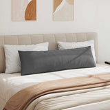 Cuscini da Divano 2 pcs Grigio scuro 145 x 40 cm Tessuto